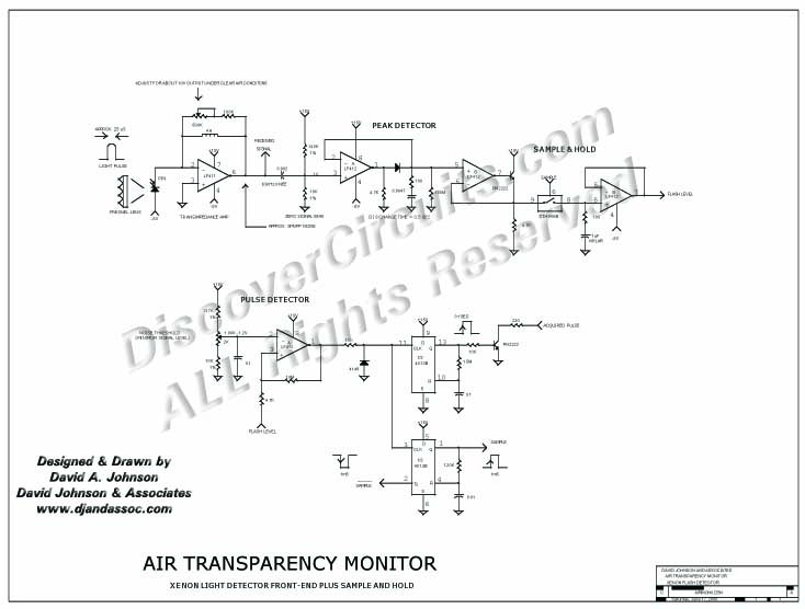 
Air Transparency Monitor , Circuit designed by David A. Johnson, P.E.