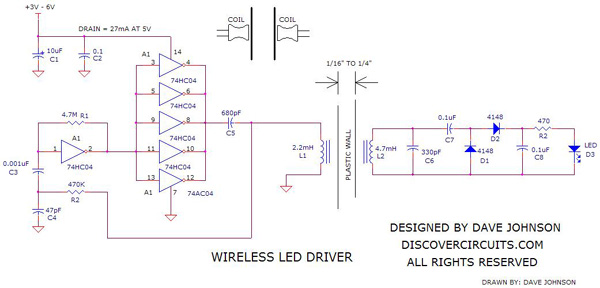 Circuit - Wireless LED Driver